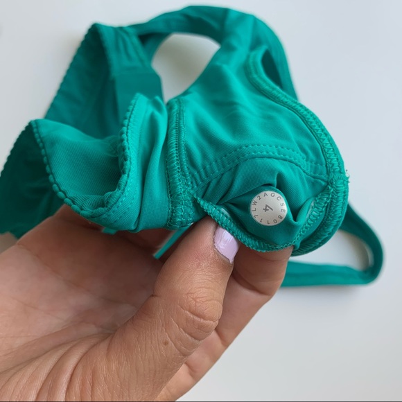 lululemon EUC Mesh Triangle Top Racer Back Sports Bra with Adjustable Band - Picture 5 of 5